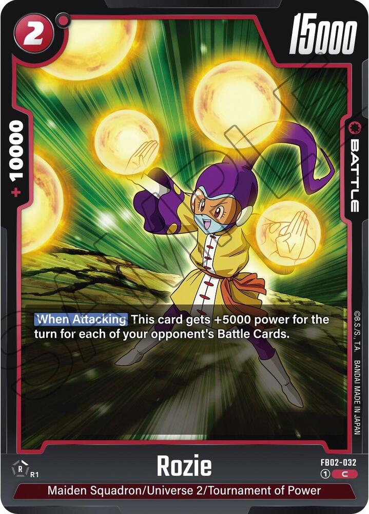 Rozie, Blazing Aura FB02-032