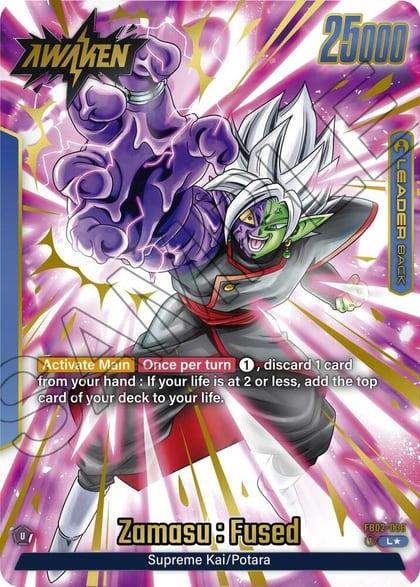 Zamasu : Fused - FB02-036 (Alternate Art), Blazing Aura FB02-036