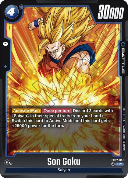 Son Goku - FB02-051, Blazing Aura FB02-051