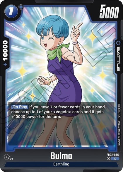 Bulma - FB02-056, Blazing Aura FB02-056