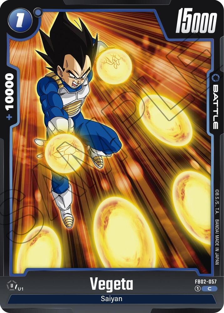 Vegeta - FB02-057, Blazing Aura FB02-057