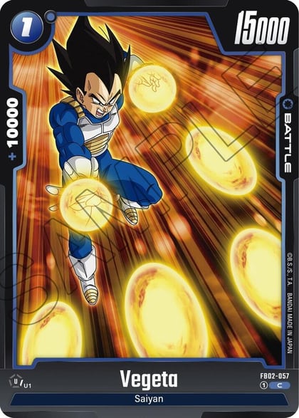 Vegeta - FB02-057, Blazing Aura FB02-057