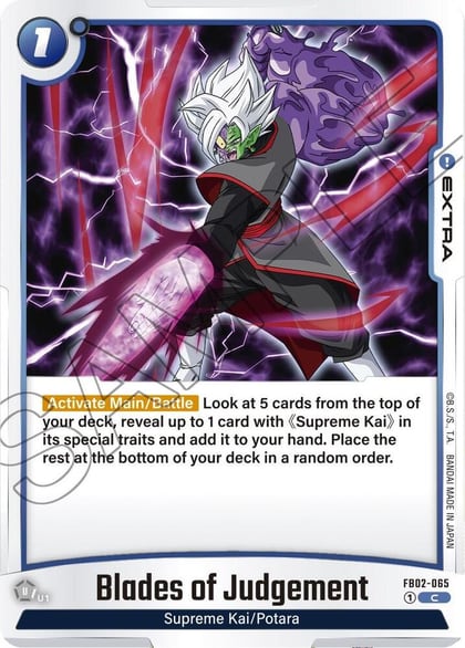 Blades of Judgement, Blazing Aura FB02-065