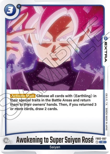 Awakening to Super Saiyan Rose, Blazing Aura FB02-067