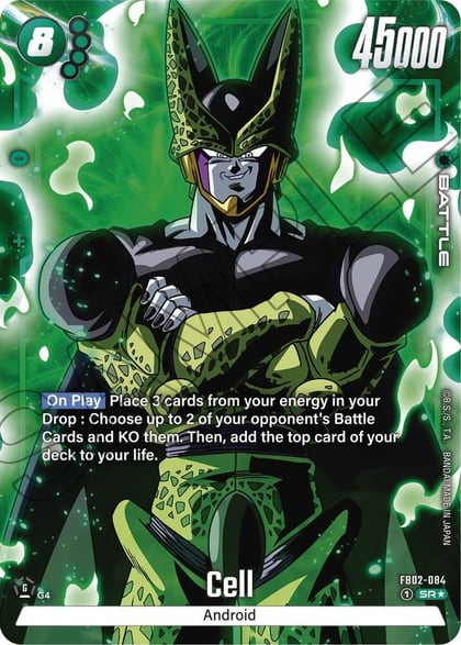 Cell - FB02-084 (Alternate Art), Blazing Aura FB02-084