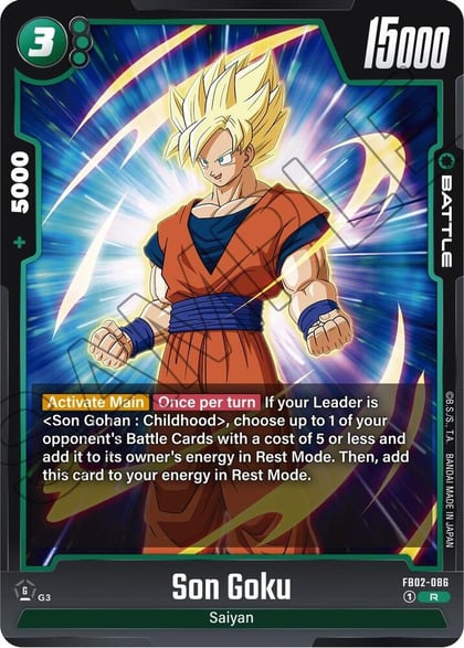 Son Goku - FB02-086, Blazing Aura FB02-086
