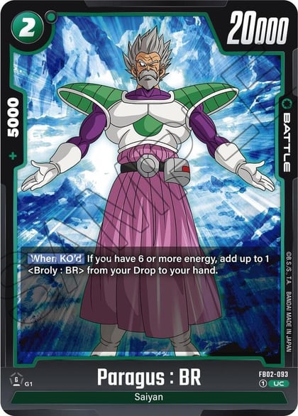 Paragus : BR, Blazing Aura FB02-093