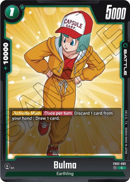 Bulma - FB02-095, Blazing Aura FB02-095