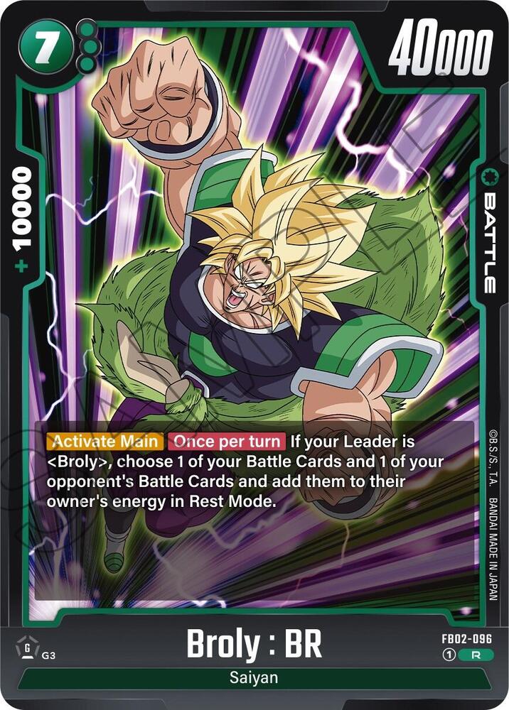 Broly : BR, Blazing Aura FB02-096