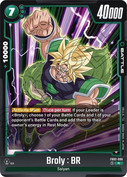 Broly : BR, Blazing Aura FB02-096