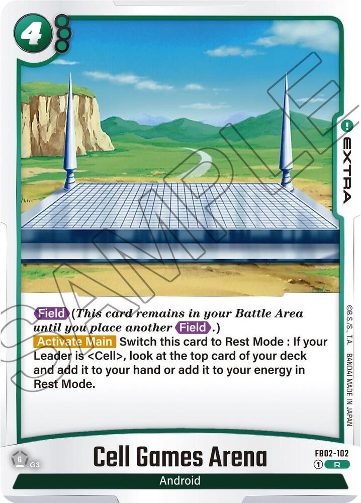 Cell Games Arena, Blazing Aura FB02-102