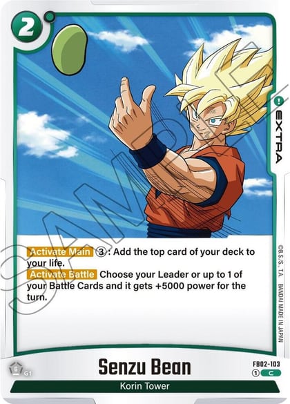 Senzu Bean, Blazing Aura FB02-103