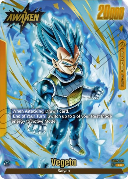 Vegeta - FB02-105 (Alternate Art), Blazing Aura FB02-105