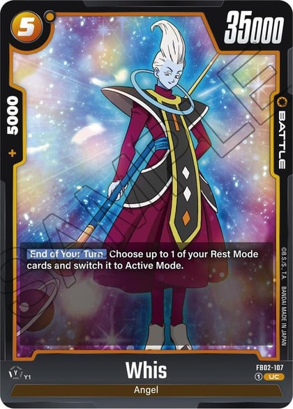 Whis - FB02-107, Blazing Aura FB02-107