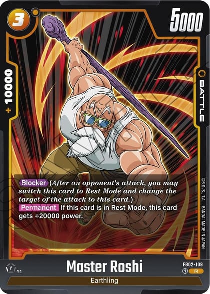 Master Roshi - FB02-109, Blazing Aura FB02-109