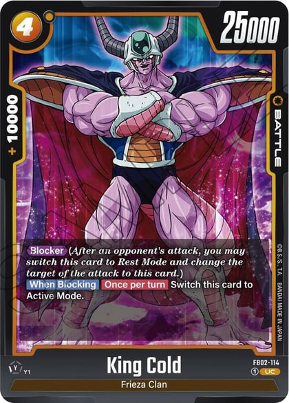 King Cold, Blazing Aura FB02-114