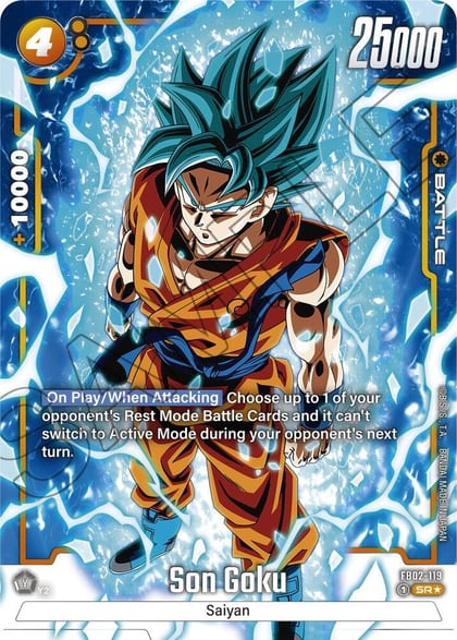 Son Goku - FB02-119 (Alternate Art), Blazing Aura FB02-119