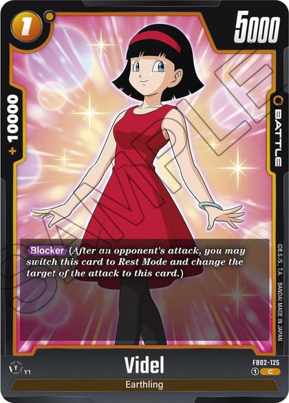 Videl - FB02-125, Blazing Aura FB02-125