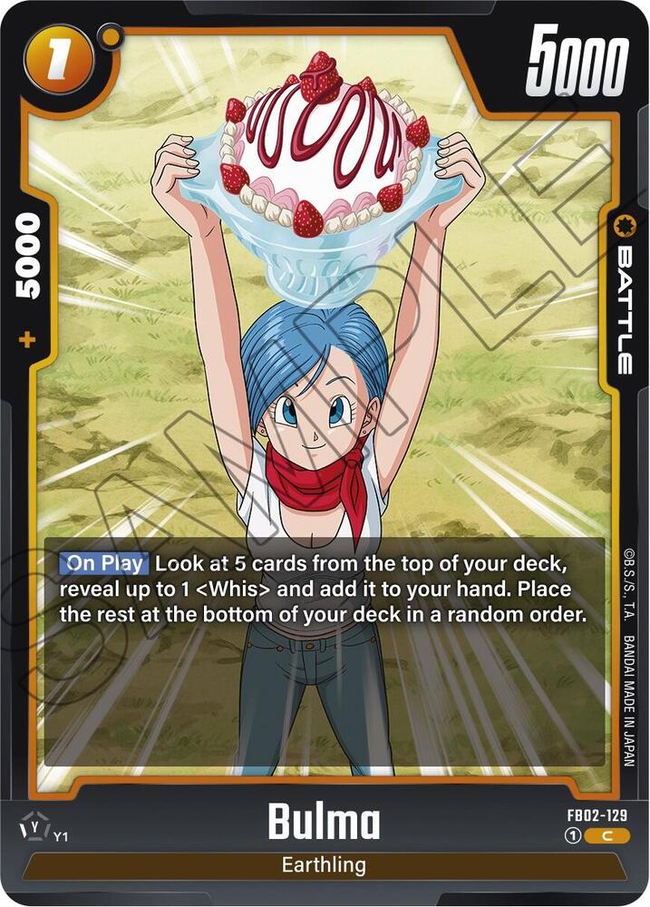Bulma - FB02-129, Blazing Aura FB02-129