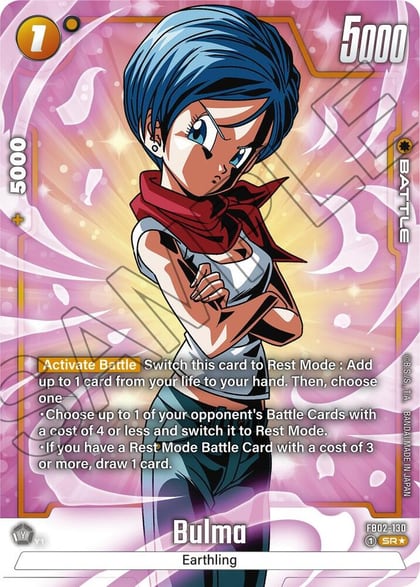 Bulma - FB02-130 (Alternate Art), Blazing Aura FB02-130