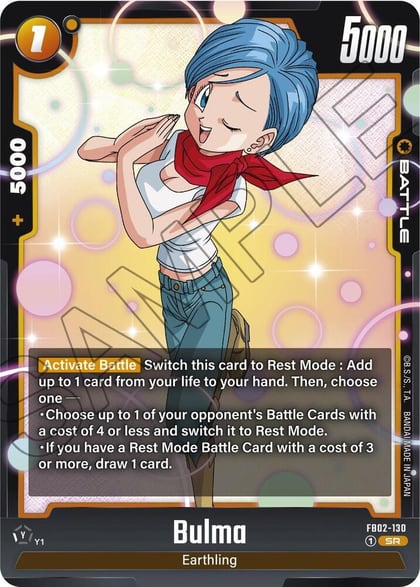 Bulma - FB02-130, Blazing Aura FB02-130