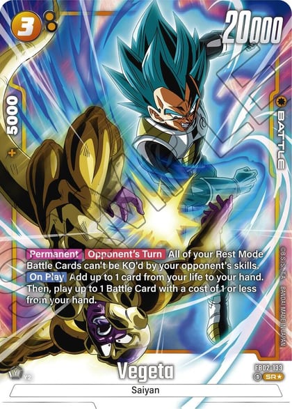 Vegeta - FB02-133 (Alternate Art), Blazing Aura FB02-133