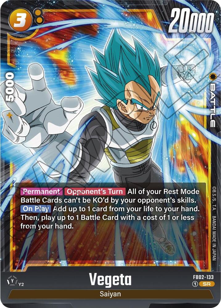 Vegeta - FB02-133, Blazing Aura FB02-133