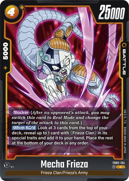 Mecha Frieza, Blazing Aura FB02-134