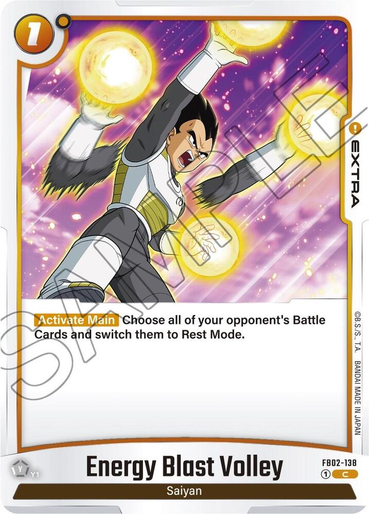 Energy Blast Volley, Blazing Aura FB02-138