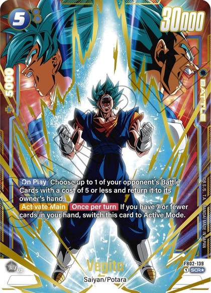 Vegito - FB02-139 (Alternate Art), Blazing Aura FB02-139