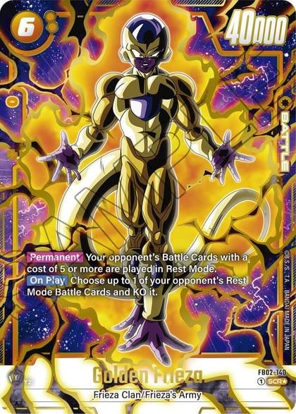 Golden Frieza (Alternate Art), Blazing Aura FB02-140