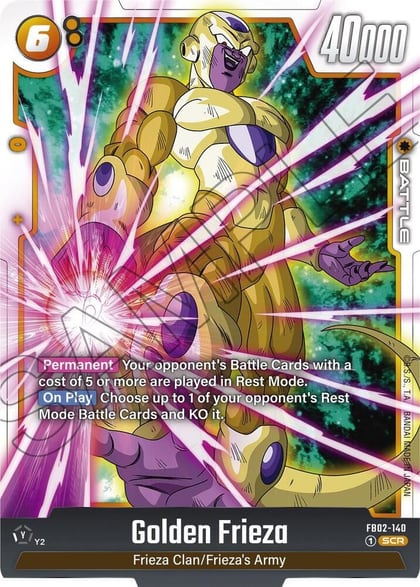 Golden Frieza, Blazing Aura FB02-140