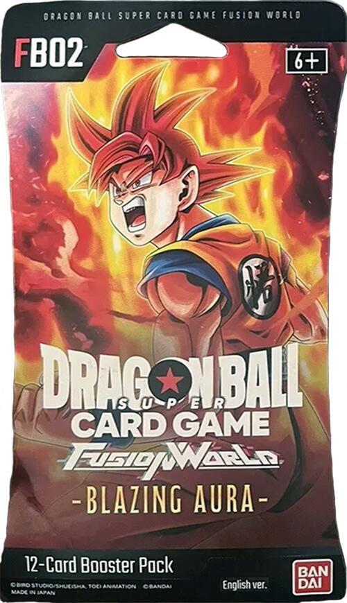 Blazing Aura Sleeved Booster Pack [Son Goku (Awakened)], Blazing Aura P554331