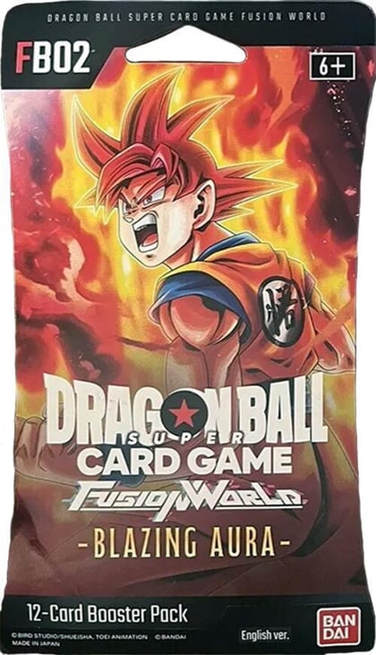 Blazing Aura Sleeved Booster Pack [Son Goku (Awakened)], Blazing Aura P554331