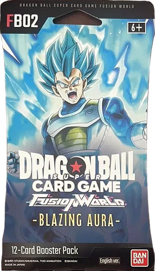Blazing Aura Sleeved Booster Pack [Vegeta (Awakened)], Blazing Aura P554334