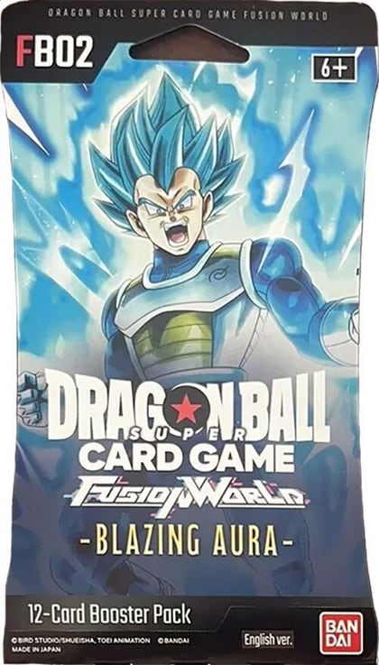 Blazing Aura Sleeved Booster Pack [Vegeta (Awakened)], Blazing Aura P554334