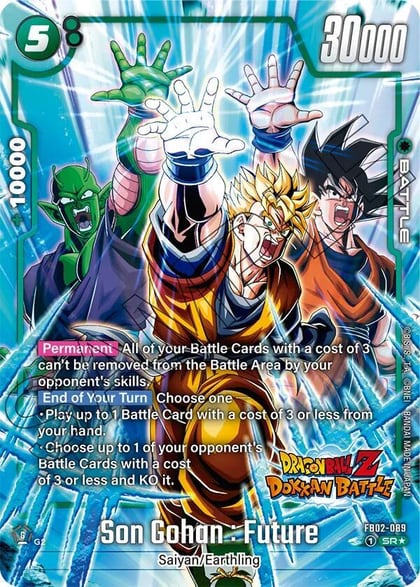 Son Gohan : Future (Dragon Ball Z Dokkan Battle Alternate Art), Blazing Aura Alternate Art Reprints FB02-089