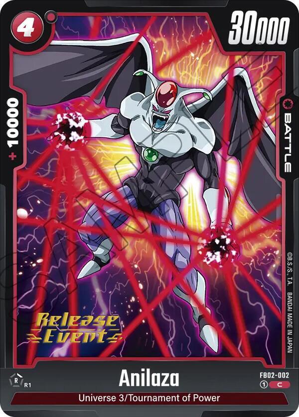 Anilaza, Blazing Aura Release Event Cards FB02-002