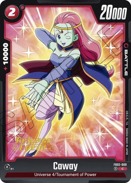 Caway, Blazing Aura Release Event Cards FB02-009