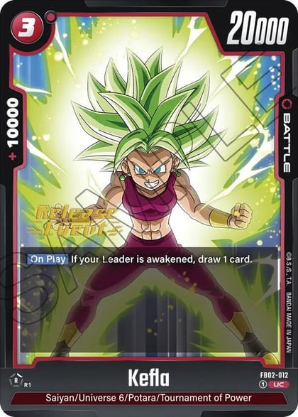 Kefla - FB02-012, Blazing Aura Release Event Cards FB02-012