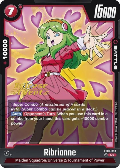 Ribrianne - FB02-030, Blazing Aura Release Event Cards FB02-030