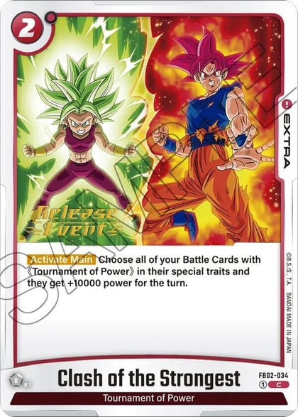 Clash of the Strongest, Blazing Aura Release Event Cards FB02-034
