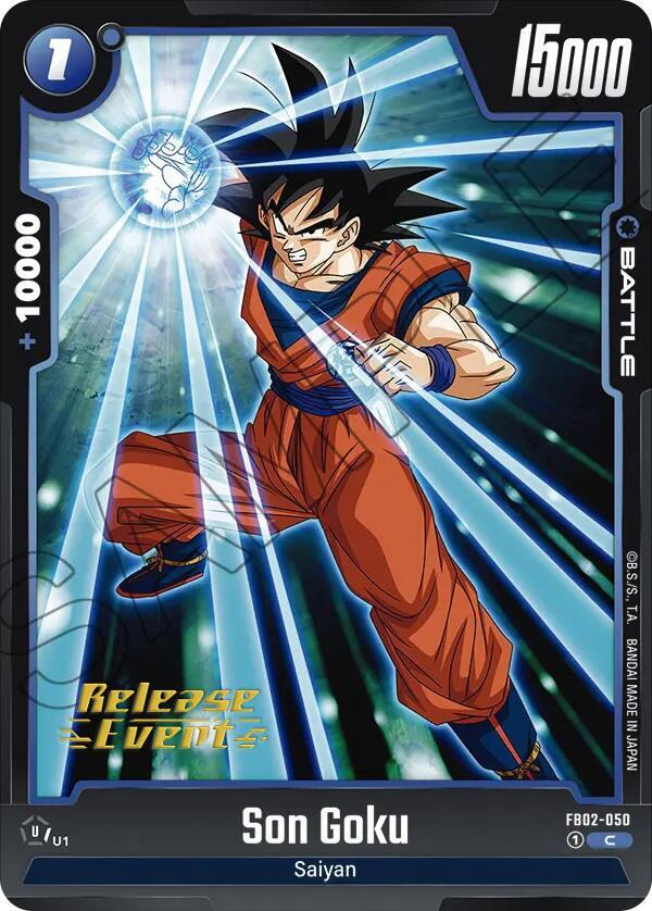 Son Goku - FB02-050, Blazing Aura Release Event Cards FB02-050