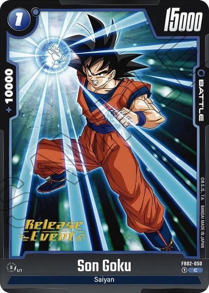 Son Goku - FB02-050, Blazing Aura Release Event Cards FB02-050