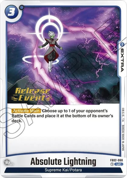 Absolute Lightning, Blazing Aura Release Event Cards FB02-068
