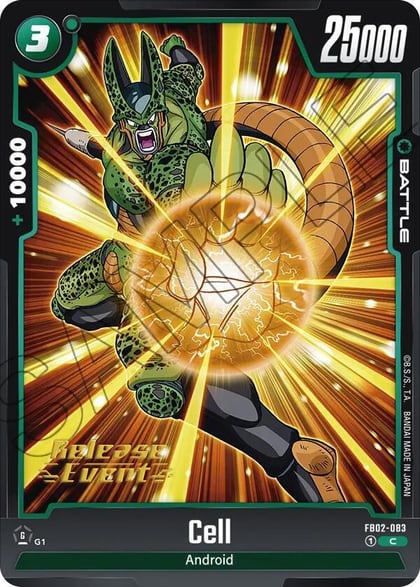 Cell - FB02-083, Blazing Aura Release Event Cards FB02-083