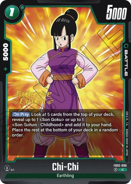 Chi-Chi, Blazing Aura Release Event Cards FB02-090