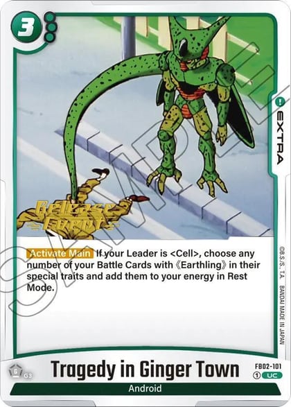 Tragedy in Ginger Town, Blazing Aura Release Event Cards FB02-101