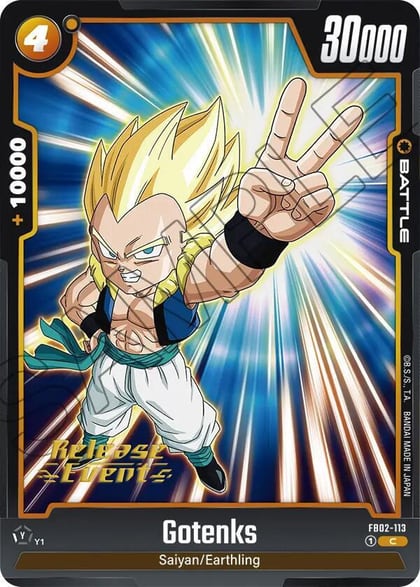 Gotenks - FB02-113, Blazing Aura Release Event Cards FB02-113