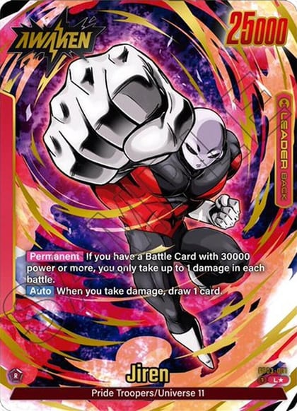 Jiren - FB03-001 (Alternate Art), Raging Roar FB03-001